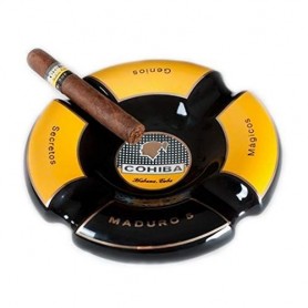 Cohiba Maduro ceramic cigar ashtray
