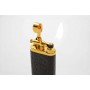 Savinelli Old Boy pipe lighter - sand briar / Gold
