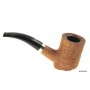Il Ceppo group 1 sandblast with silver band - Bent Poker