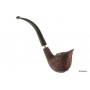 Ser Jacopo (R1) A Rusticated - with silver band - Fancy Bent Billiard