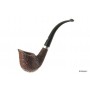 Ser Jacopo (R1) A Rusticated - with silver band - Fancy Bent Billiard
