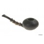 Duca pipe Barone (B) bog oak “Morta“ sandblast - Apple
