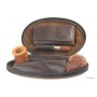 Fiamma di Re Leather “Rugby Ball“ pouch for 2 pipes, tobacco and accessories