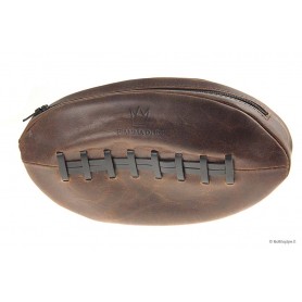 Fiamma di Re “Rugby Ball“ Sac pour 1 pipe, tabac et accessoires en cuir