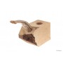 Bloque brezo extra-extra con boquilla en metacrilato “madera“ por pipas curvas