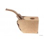 Bruyère troué avec tuyau saddle en acrylique “bois“ pour pipes courbes
