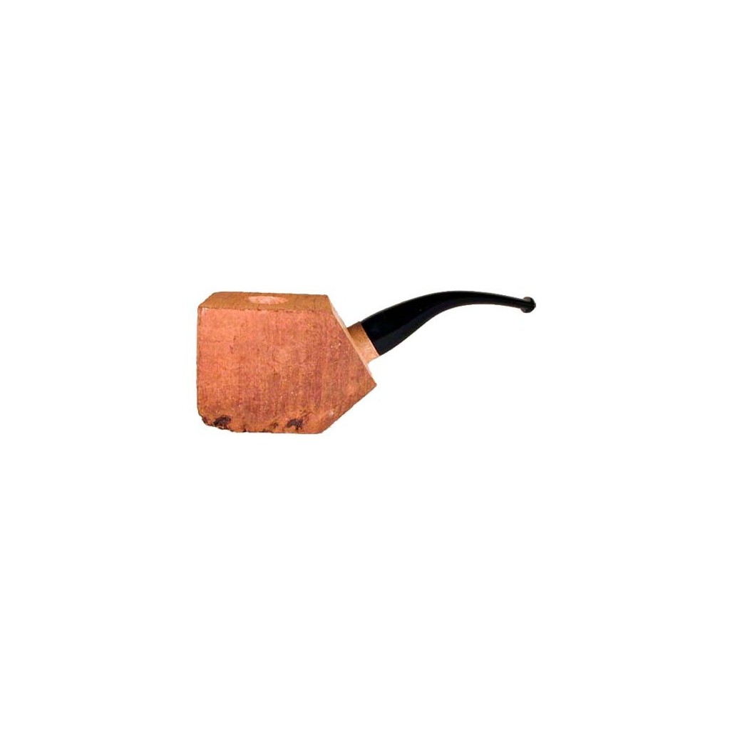 Ciocco di radica “prima“ con bocchino pieno in metacrilato - pipe curve