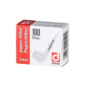 Denicotea filtres en papier 3mm (100 filtres)
