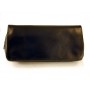 Arcadia leather pouch for 2 pipes, tobacco and accessories - Black