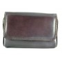 Arcadia leather pouch for 3 pipes, tobacco and accessories - Dark Brown