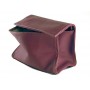 Castello leather tobacco pouch “Bauletto“ - Bordeaux