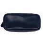 Castello leather pouch for 2 pipes, tobacco and accessories - Black