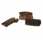 Leather pouch for pipe, tobacco and accessories, “2 buttons“