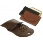 Leather tobacco pouch “Roll up“ with magnet