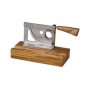 Saladini table cigar cutter olivewood base and handle