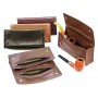 Leather pouch “2 buttons“ for 2 pipes, 2 tobaccos and accessories