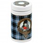 Jarros porta tabaco de cerámica - tartán escocés color gris