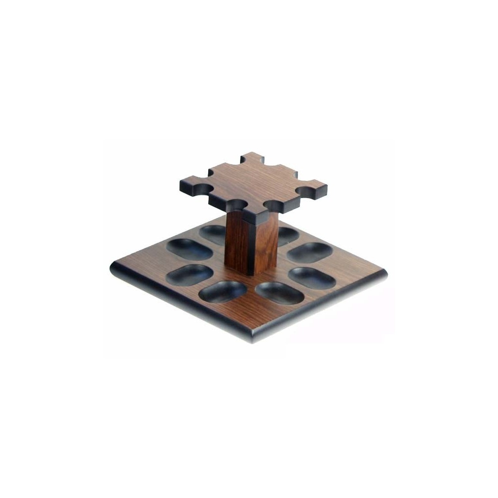 Palisandre pipe stand “Square“ for 8 pipes
