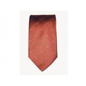 Cravate Castello en soie 100% - orange