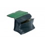 Borsa per tabacco “Box“ Peterson “Avoca“ in nappa blu con interno verde