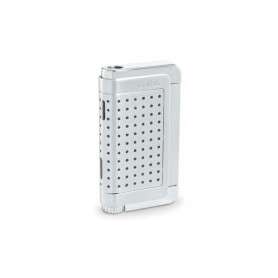 Colibri Jetflame Lighter Abyss - satin and polished chrome finish