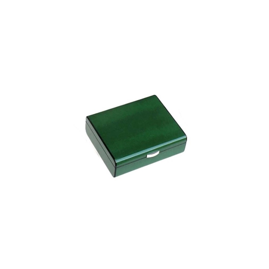 Humidor in green Lizard polished for 25 cigars