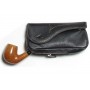 MPB Ox leather pouch for pipe, tobacco and accessories - Black
