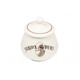 S.Holmes Ceramic Tobacco jar - craquelè