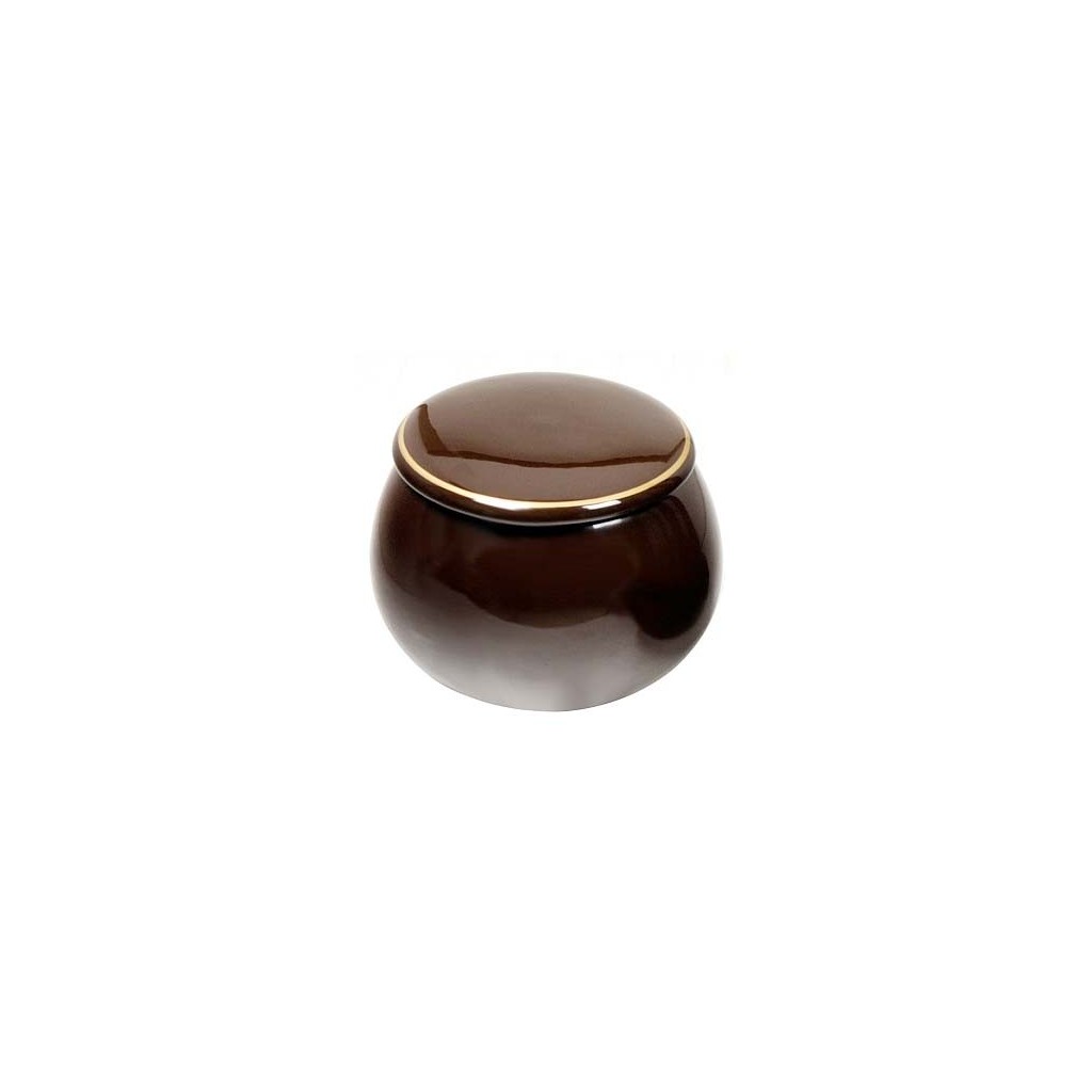 Pot en céramique marron “Palla“