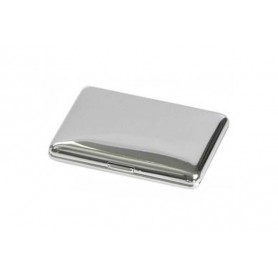 Double cigarette case 1 row chrome plated