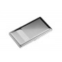 12 slim cigarette case chrome with mirror - lines & bands