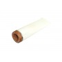 Tuyau “Chubby“ de ivoire méthacrylate et bruyere pour cigare Toscano