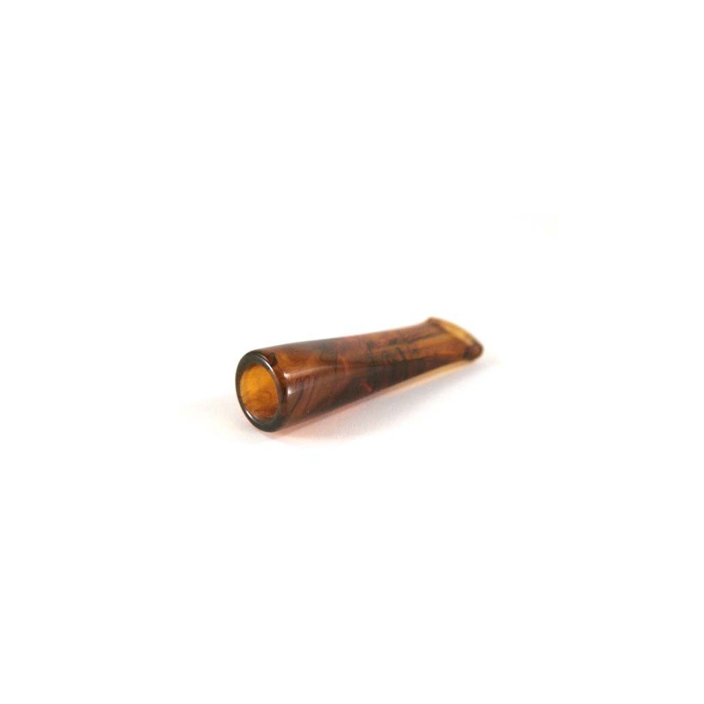 Tuyau “Big“ de amber méthacrylate pour cigare Toscano