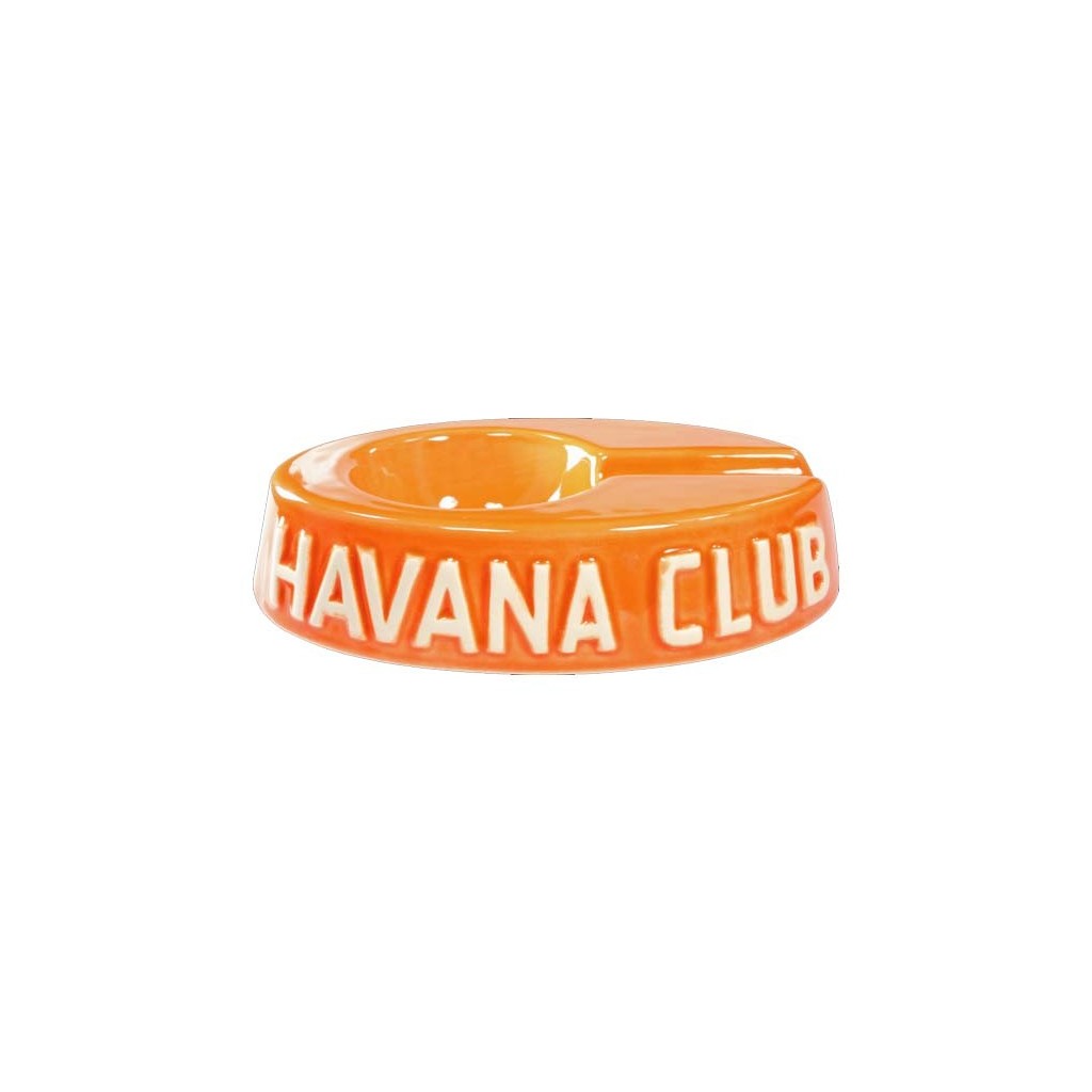 Posacenere da tavolo Havana Club “El Egoista“ in ceramica - Arancione