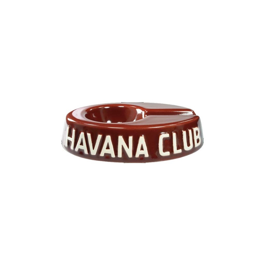 Posacenere da tavolo Havana Club “El Egoista“ in ceramica - Bordeaux