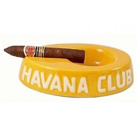 Posacenere da tavolo Havana Club “El Egoista“ in ceramica - Giallo