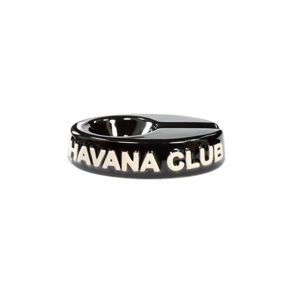 Posacenere da tavolo Havana Club “El Chico“ in ceramica - Nero Ebano