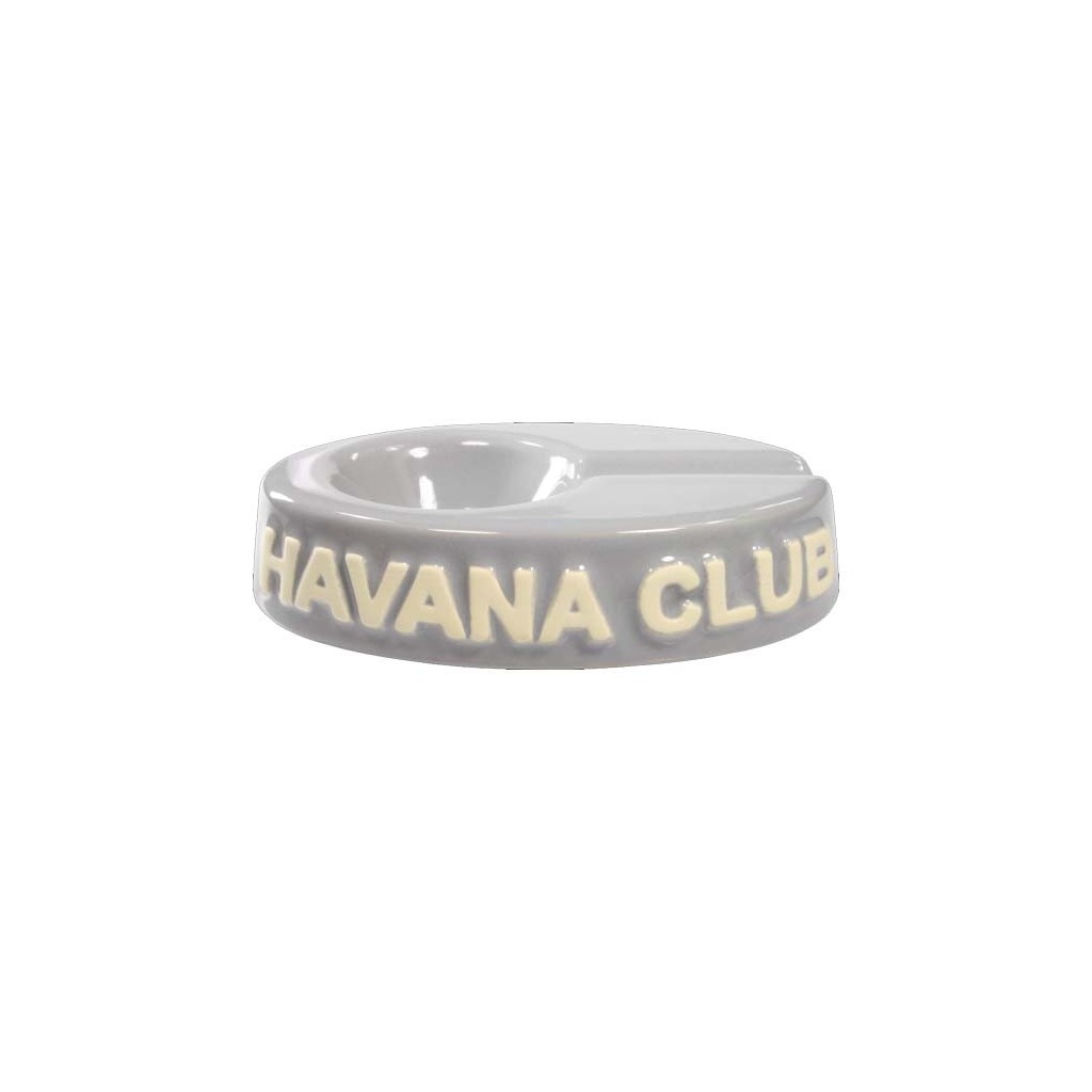 Posacenere da tavolo Havana Club “El Chico“ in ceramica - Grigio madreperla