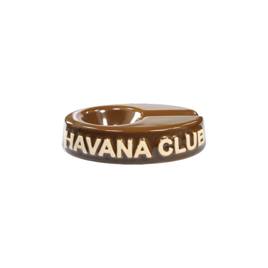 Havana Club “El Chico“ ceramic cigar ashtray - Havana Brown