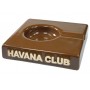 Posacenere da tavolo Havana Club “El Solito“ in ceramica - Marrone Havana