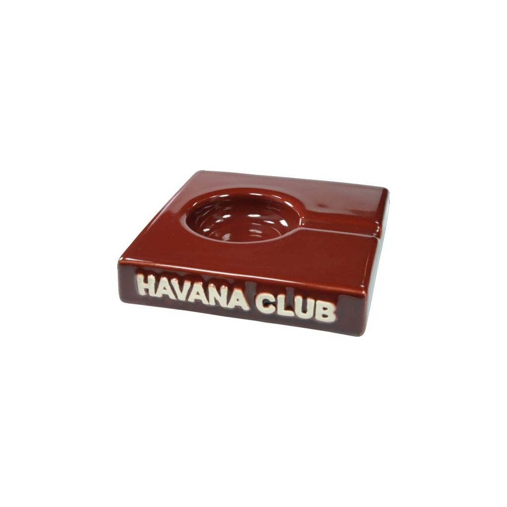 Havana Club “El Solito“ ceramic cigar ashtray - Bordeaux