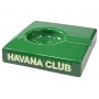 Havana Club “El Solito“ ceramic cigar ashtray - Bottle Green