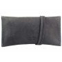 Leather tobacco pouch Mava - Grey