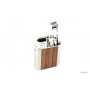 Dunhill Sports Polished Rhodium and Teak wood