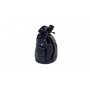 Bolsa en piel Savinelli para 4 pipas y accessorios - Negro