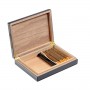Travel humidor “Blue Cigar“ - cedar
