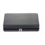 Faux Leather travel humidor with zip