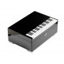 Humidor “Piano“ in lacca nera con serratura e igrometro digitale