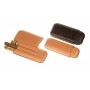 Leather cigar case for 2-3 Toro