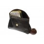 Colombian Buffalo leather pouch for pipe, tobacco and accessories with magnet